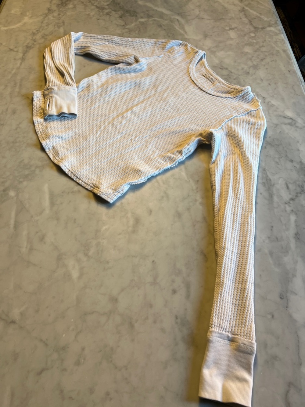 Free People with the free roll with it thermal. White. Small.